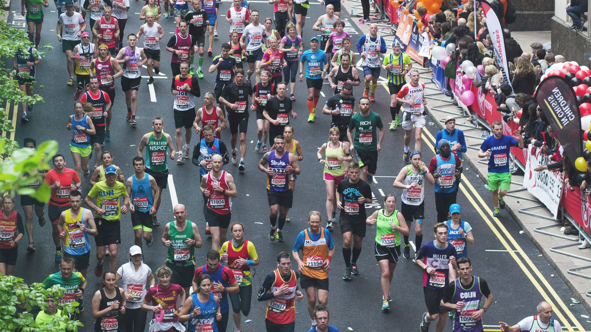 Marathon runners London 2015